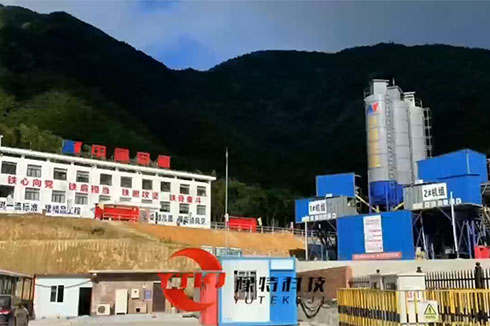 豫特科技助力安能集團(tuán)水電站重點(diǎn)項(xiàng)目，機(jī)制砂生產(chǎn)線。